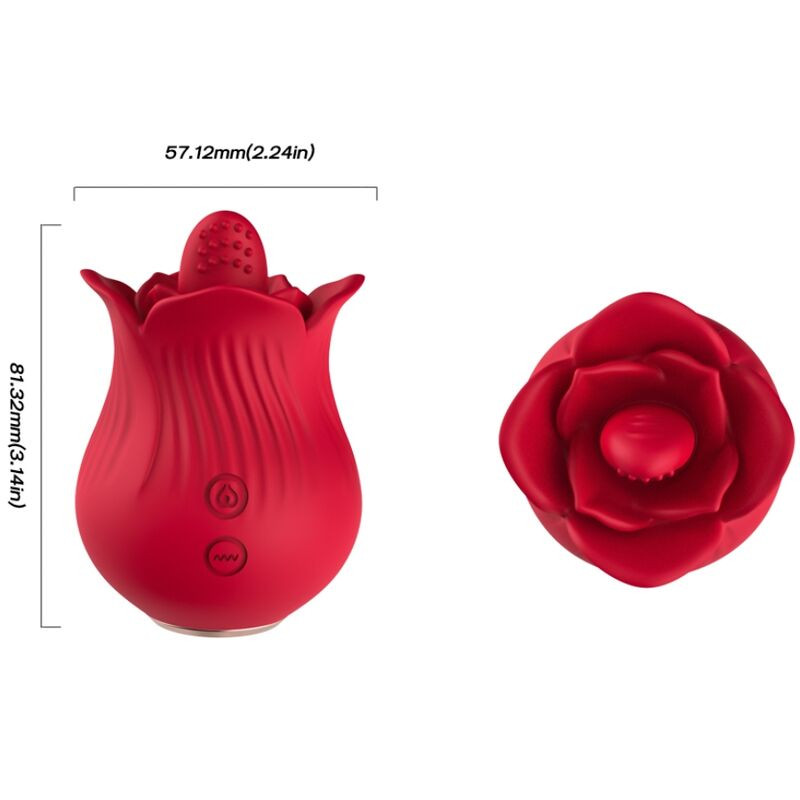 ARMONY - ROSA VIBRATOR & STIMULATOR ROT 3 