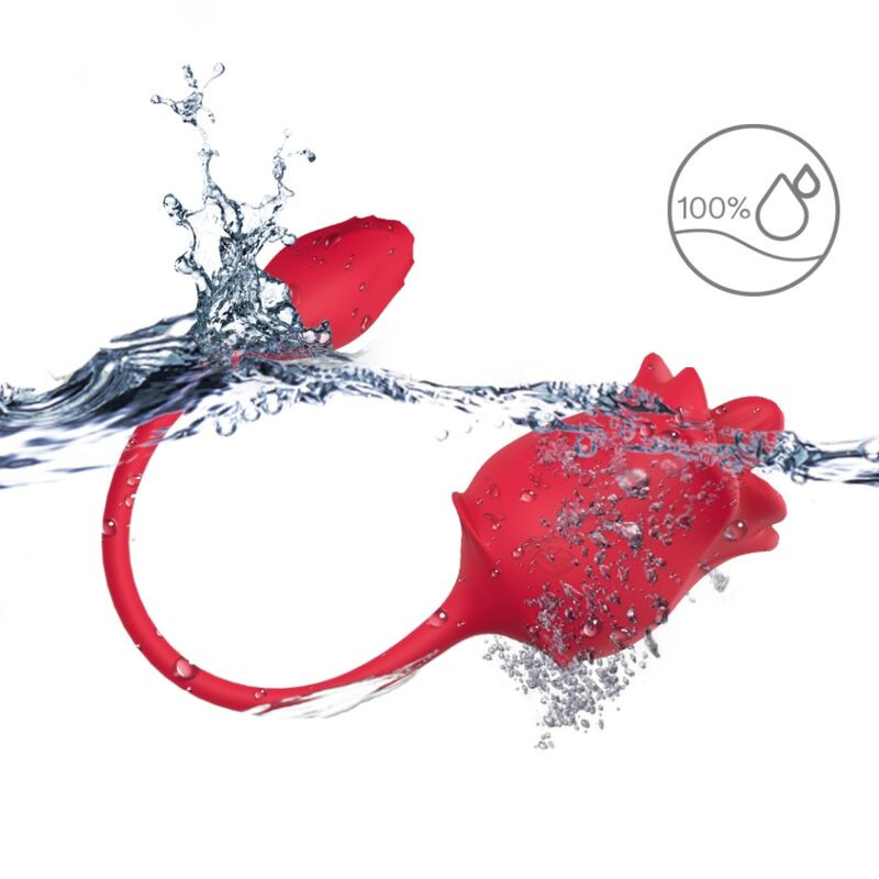 ARMONY - ROSA STIMULATOR & VIBRATOR COLA RED 2 