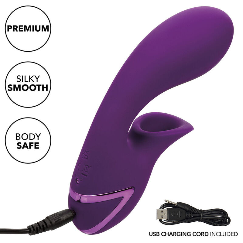 CALEXOTICS - HUNTINGTON BEACH HEARTBREAKER STIMULATOR & SUCKER PURPLE BY CALIFORNIA DREAMING 12 