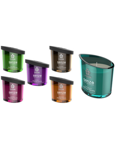 SWEDE - SENZE TRANQUILITY MASSAGE CANDLE - SPEARMINT, ROSE, ORANGE 1 