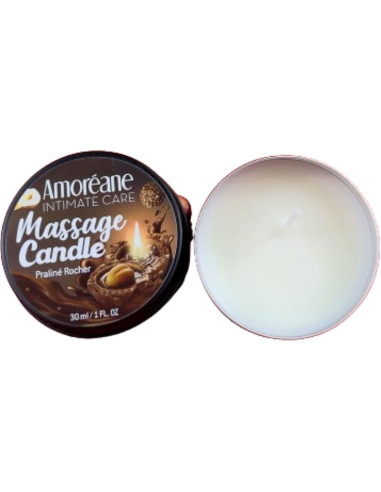 AMOREANE - MASSAGE CANDLE ROCHER PRALINE 30 ML 1 