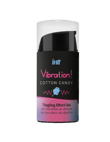 INTT - UNISEX VIBRATING EFFECT GEL COTTON CANDY 15 ML 1 