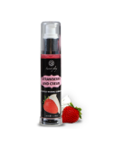 SECRETPLAY - LUBRIFICANTE 2-1 EFFETTO CALORE FRAGOLA E CREMA 50 ML 1 