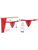 INTT RELEASES - BRAZILIAN RED PANTY WITH PEARLS AND LUBRICATING GEL 50 ML 2 