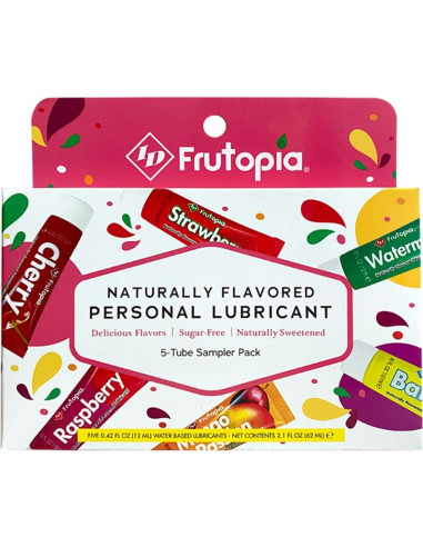 ID FRUTOPIA - LUBRIFIANT ASSORTIMENT 5 PACK 12 ML 2 