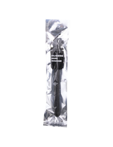 ALL BLACK - DOUCHE ANAL RÉTRACTABLE SILICONE 27 CM 1 