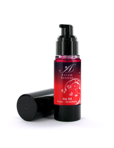 EXTASE SENSUAL - HUILE STIMULANTE CHALEUR FRAISE 30 ML 1 