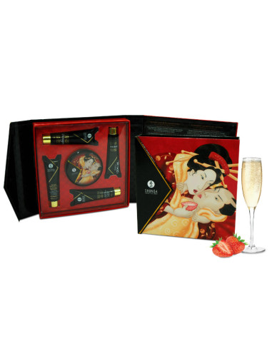 SHUNGA - GEHEIMES GEISHA-ERDBEER- UND CAVA-KIT 2 