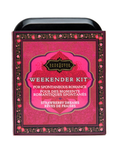 KAMASUTRA - WEEKENDER KIT EN ÉTAIN FRAISE RÊVES FRAISE 1 