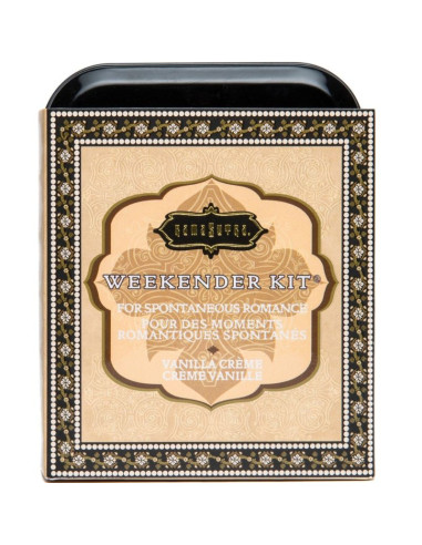 KAMASUTRA - WEEKENDER KIT EN ÉTAIN VANILLE CRÈME VANILLE 1 