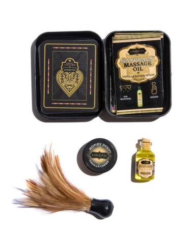 KAMASUTRA - WEEKENDER KIT EN ÉTAIN VANILLE CRÈME VANILLE 2 