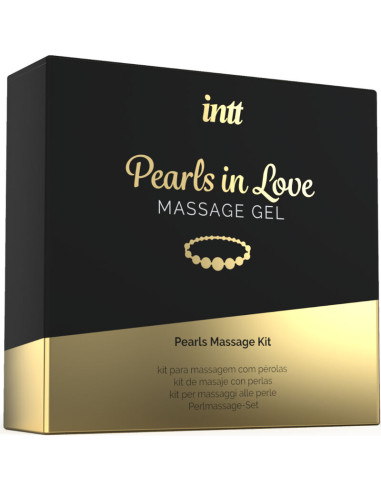 INTT MASSAGE & ORAL SEX - PERLES AMOUREUSES AVEC COLLIER DE PERLES ET GEL DE SILICONE 2 