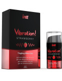 INTT - PUISSANT STIMULANT INTIME GEL VIBRANT LIQUIDE FRAISE 15 ML 1 