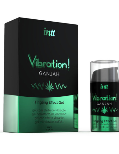 INTT - POTENTE GEL LIQUIDO VIBRANTE STIMOLANTE INTIMO CANNABIS 15ML 1 