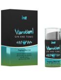 INTT - KRAFTVOLLES INTIMSTIMULIERENDES FLÜSSIGES VIBRATOR-GEL GIN & TONIC 15 ml 1 