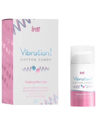 INTT - KRAFTVOLLES INTIMULATIONS-ZUCKERWATTE-FLÜSSIGE VIBRATOR-GEL 15 ML 1 