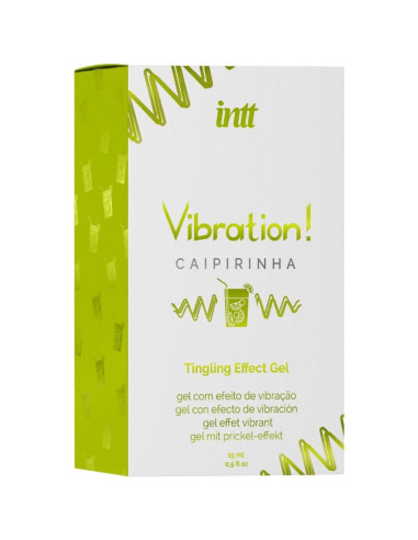 INTT - GEL VIBRATEUR LIQUIDE CAIPIRINHA PUISSANT STIMULANT INTIME 15 ML 2 