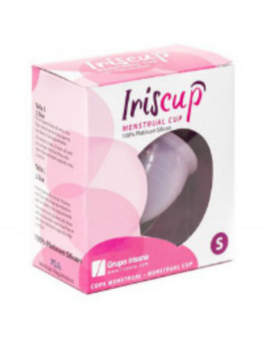 IRISCUP - SMALL PINK MONTH CUP A + FREE STERILIZER BAG 1 