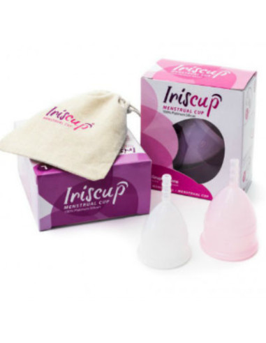 IRISCUP - SMALL PINK MONTH CUP A + FREE STERILIZER BAG 2 