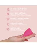 INTIMICHIC - MENSTRUAL CUP MEDIZINISCHES SILIKON - GRÖSSE S 5 