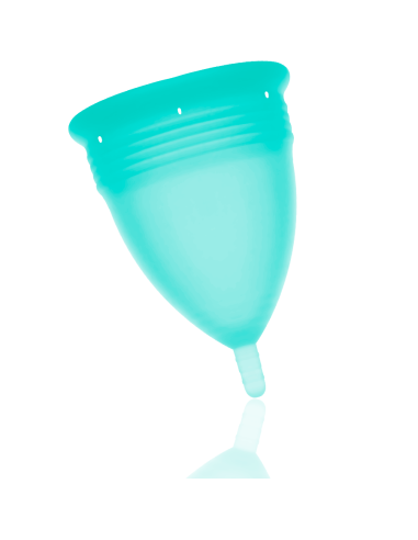 STERCUP - COUPE MENSTRUELLE EN SILICONE FDA AIGUE-MARINE - TAILLE L 2 