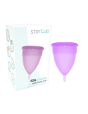 STERCUP - COPPA MESTRUALE IN SILICONE FDA LILLA - TAGLIA S 1 