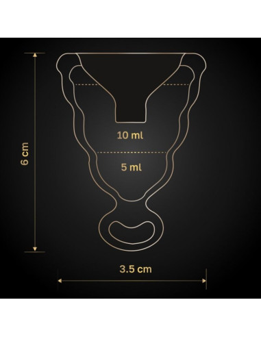 G-VIBE - GCUP COPPA MESTRUALE NERA 3 