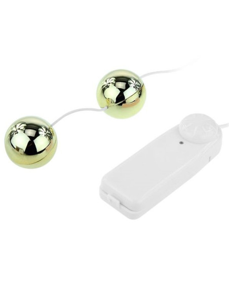 BAILE - GOLDENER VIBRATOR MIT CHINESISCHEN BLLEN 7 