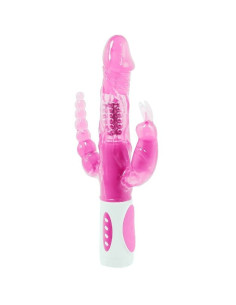 BAILE - PRETTY BUNNY TRIPLE VIBRATEUR ROTATEUR 7 