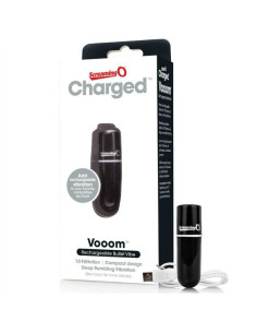 SCREAMING O - RECHARGEABLE VIBRATING BULLET VOOOM BLACK 4 