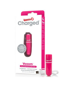 SCREAMING O - RECHARGEABLE VIBRATING BULLET VOOOM PINK 4 