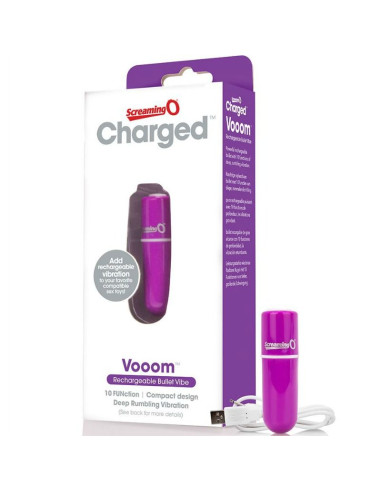 SCREAMING O - BALA VIBREURA RECHARGEABLE VOOOM VIOLET 4 