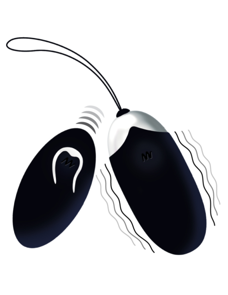 INTENSE - FLIPPY II VIBRATING EGG WITH REMOTE CONTROL BLACK 5 