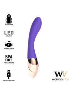 WOMANVIBE - SUNNY SILICONE RECHARGEABLE VIBRATOR 5 