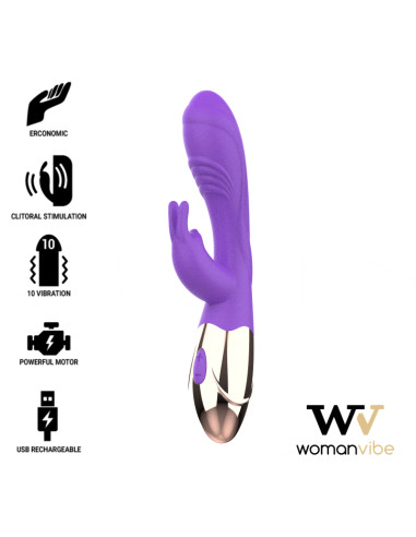 WOMANVIBE - VIORA SILICONE RECHARGEABLE VIBRATOR 7 