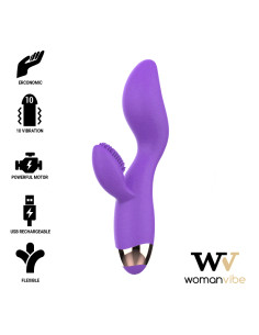 WOMANVIBE - DONNA AUFLADBARER SILIKONVIBRATOR 7 