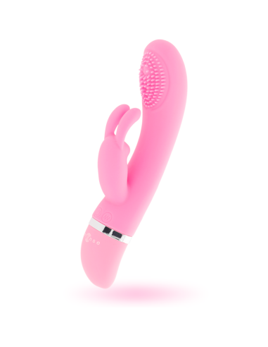 INTENSE - SUSY OSZILLIERENDER VIBRATOR AUS SILIKON KANINCHEN ROSA 4 