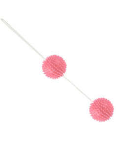 BAILE - A DEEPLY PLEASURE PINK TEXTURED BALLS 3.6 CM 6 