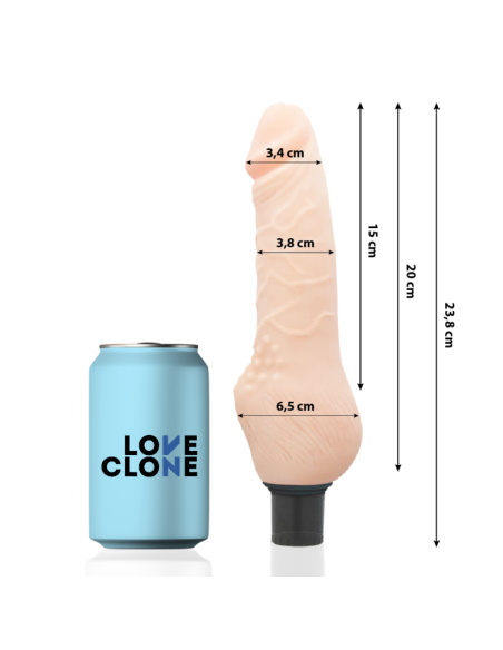 LOVECLONE - DAVEN SELBSTSCHMIERUNG REALISTISCH 23.8 CM -O- 3.8 CM 5 