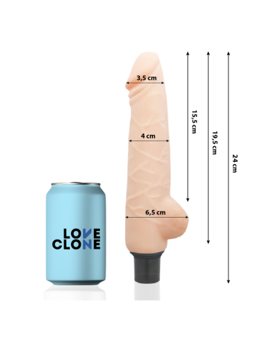 LOVECLONE - HARALD SELBSTSCHMIERENDER VIBRATOR 24 CM -O- 4 CM 5 