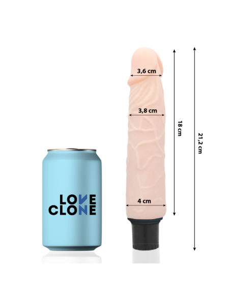 LOVECLONE - VIBRATORE AUTOLUBRIFICANTE FINN 21.2 CM -O- 3.8 CM 5 