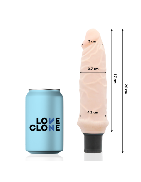 LOVECLONE - IVAR SELF LUBRICATION VIBRATOR 20 CM -O- 3.7 CM 5 