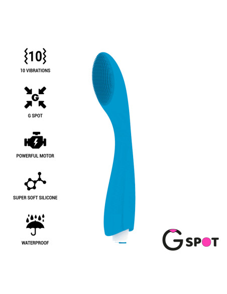 G-SPOT - VIBRATEUR GYLBERT TURQUOISE BLEU G-SPOT 7 