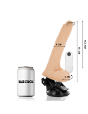 BASECOCK - VIBRATEUR NATUREL RÉALISTE TÉLÉCOMMANDE 19 CM -O- 4 CM 5 