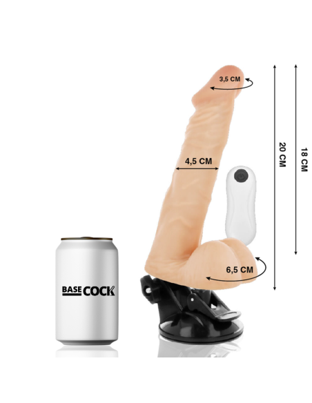 BASECOCK - REALISTIC ARTICULABLE REMOTE CONTROL FLESH 20 CM -O- 4.5 CM 5 