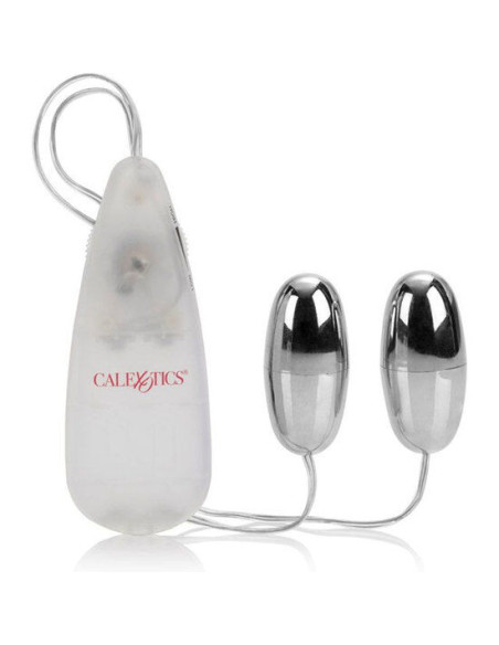 CALEXOTICS - VIBRATING BULLETS SILVER DUO 4 