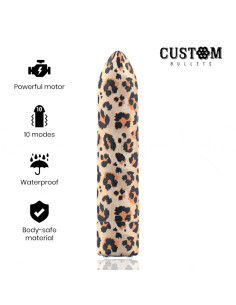 CUSTOM BULLETS - PERSONALIZZATI RICARICABILI LEOPARD 10 INTENSITÀ 6 