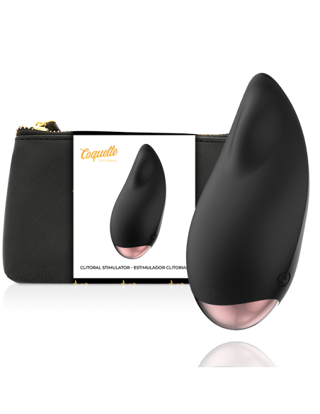 COQUETTE CHIC DESIRE - CLITORIAL STIMULATOR BLACK / GOLD DROP 9 