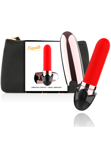 COQUETTE CHIC DESIRE - VIBRATOR WIEDERAUFLADBARER LIPPENSTIFT SCHWARZ/GOLD 7 