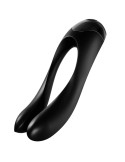 SATISFYER - CANDY CANE FINGERVIBRATOR SCHWARZ 6 